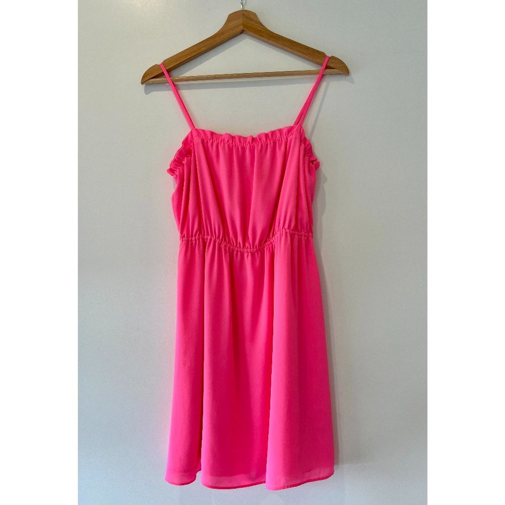 Aritzia Sunday Best Spaghetti Strap Pink Dress